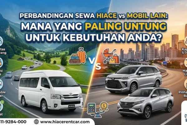 Perbandingan Sewa Hiace vs Mobil Lain   Calista Maju Jaya