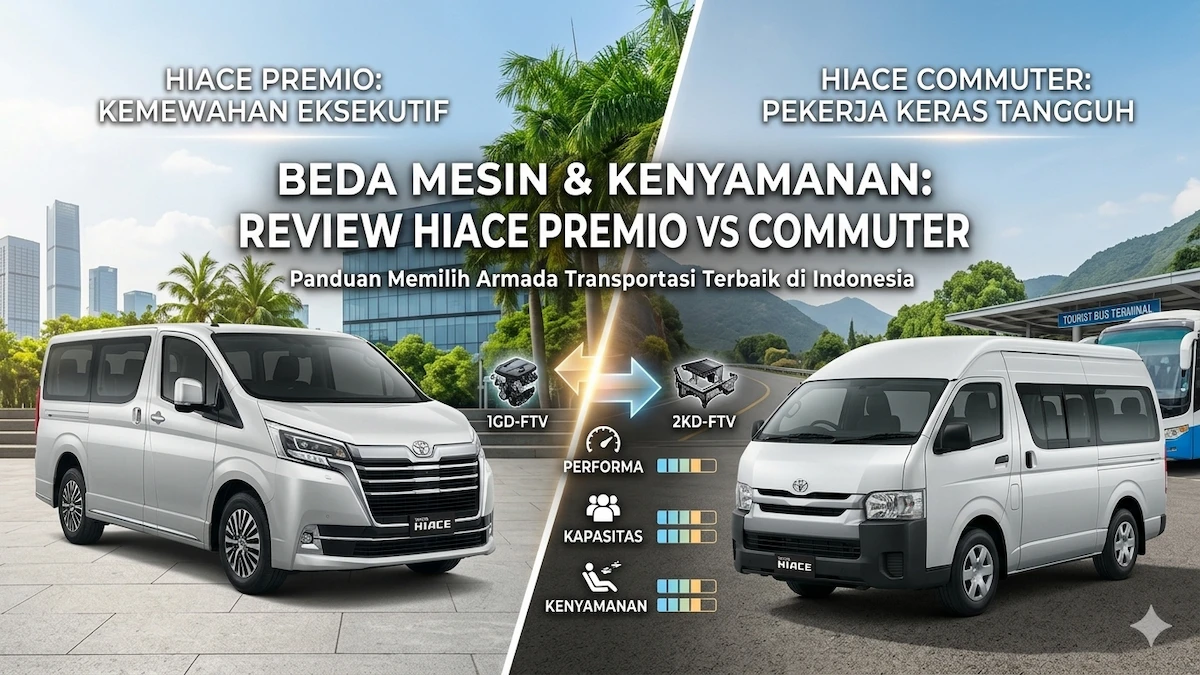 Review Hiace Premio dan Commuter 2026 Mana yang Paling Menguntungkan