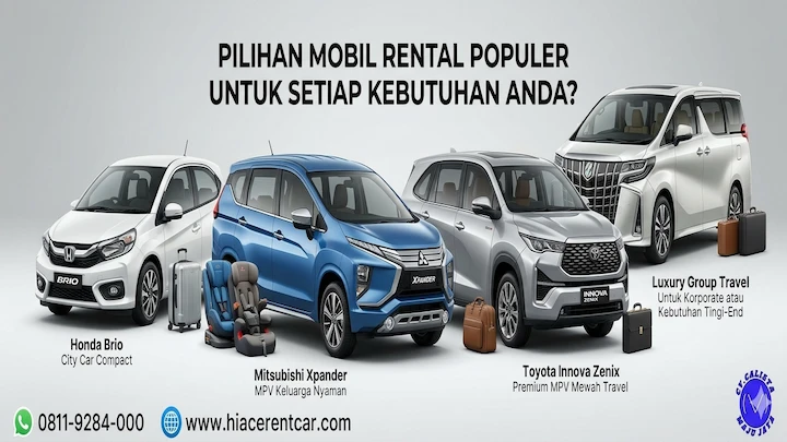 Pilihan Mobil Rental Populer untuk Setiap Kebutuhan Anda Calista Maju Jaya Pilihan Mobil Rental Populer untuk Setiap Kebutuhan Anda Calista Maju Jaya