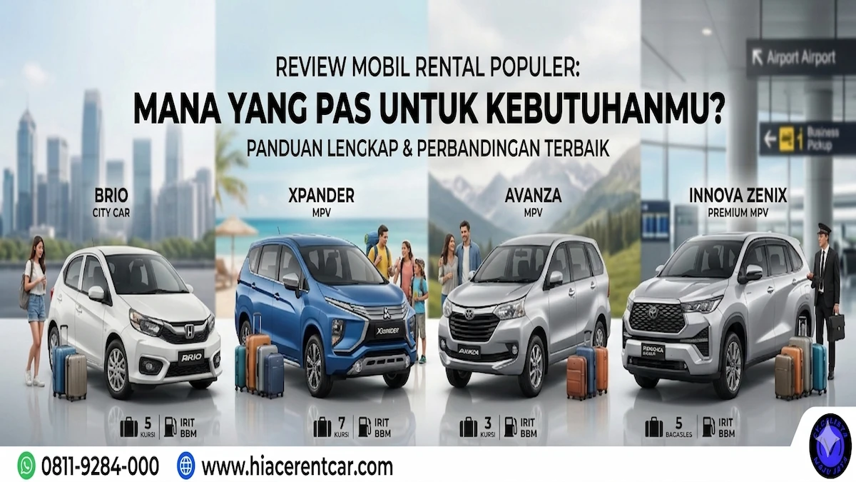 Review Mobil Rental Populer: Mana yang Pas untuk Kebutuhanmu? Review Mobil Rental Populer Calista Maju Jaya