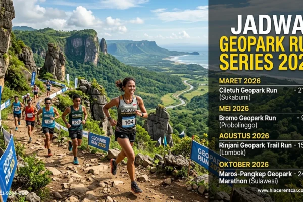Jadwal Geopark Run Series 2026 Rute Eksotis 5 Warisan Alam Calista Maju Jaya