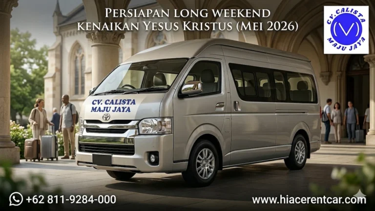 Sewa Bus Pariwisata Harian Murah Libur Kenaikan Yesus 2026 Calista Maju Jaya